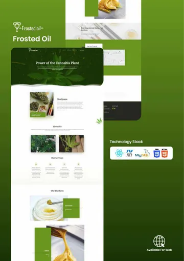 Frosted Oil — project overview poster
