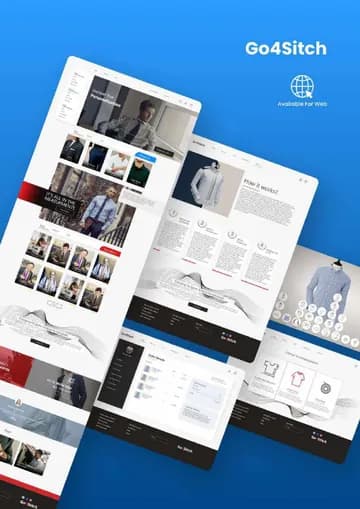Go4Sitch — website for menswear